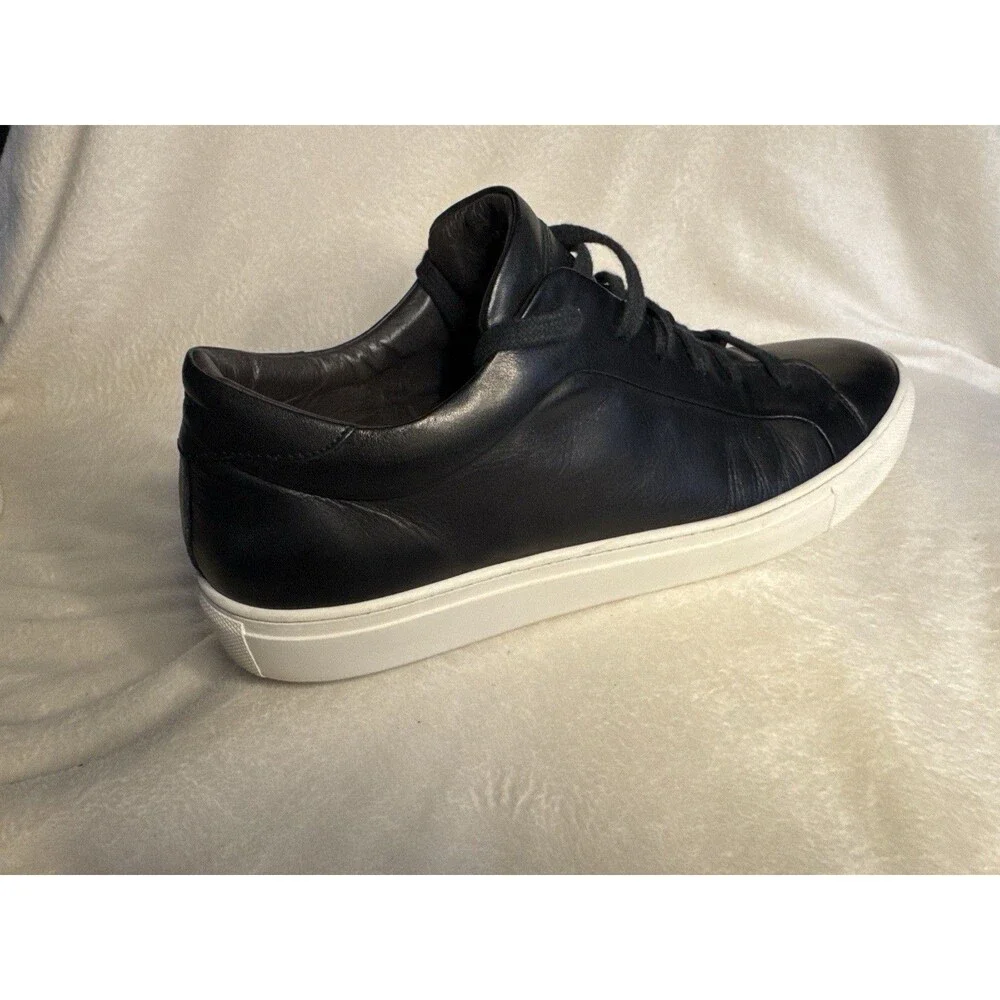 To Boot New York Adam Derrick Pullman Leather Sneakers Black Men Size 13 Italy